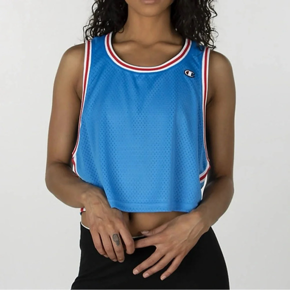 Champion NWT Reversible Mesh Cropped Tank - Size L - Picture 1 of 5
